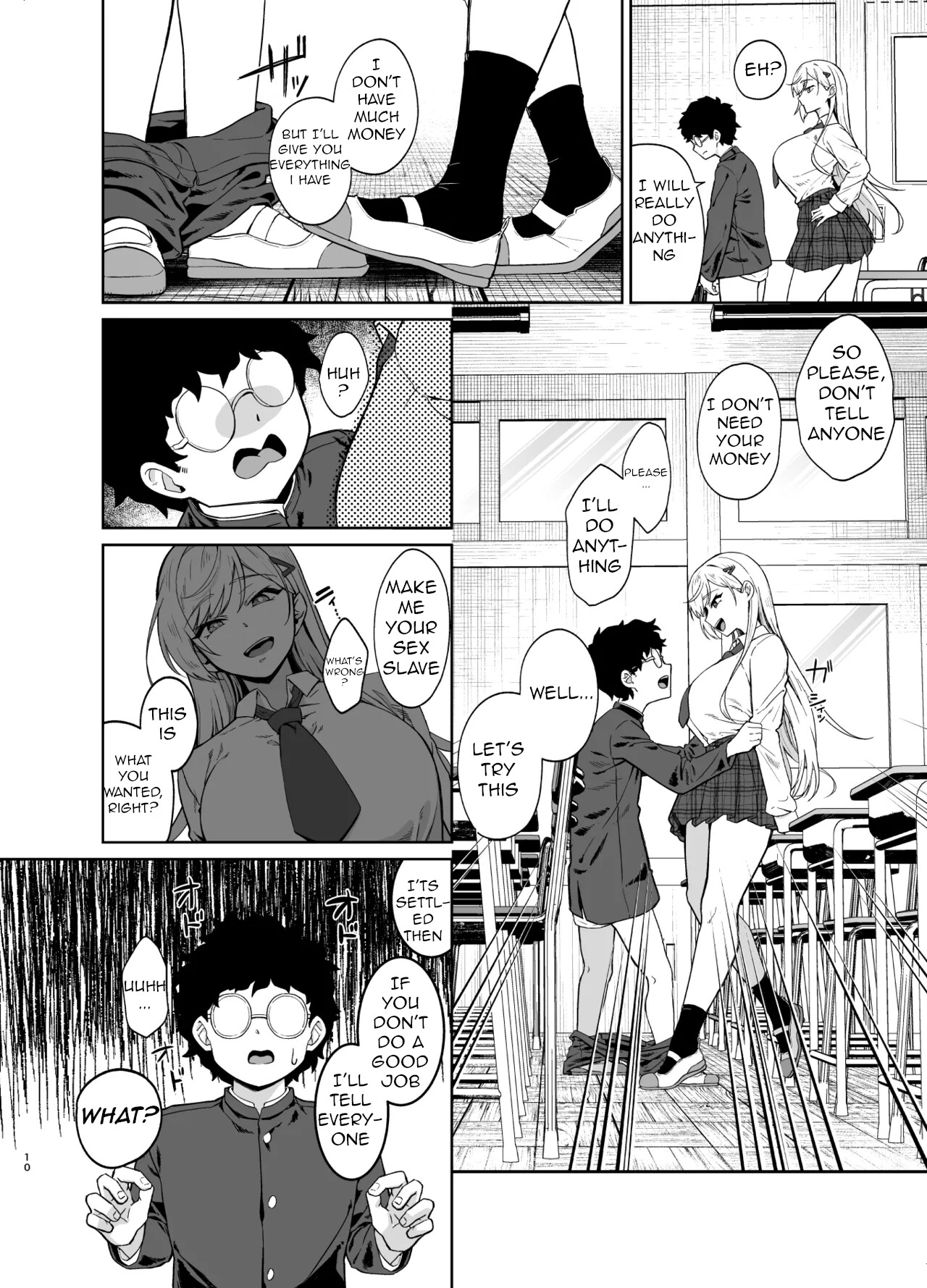 Hentai Manga Comic-A Story of How a Gyaru Became My Sex Slave-Read-7